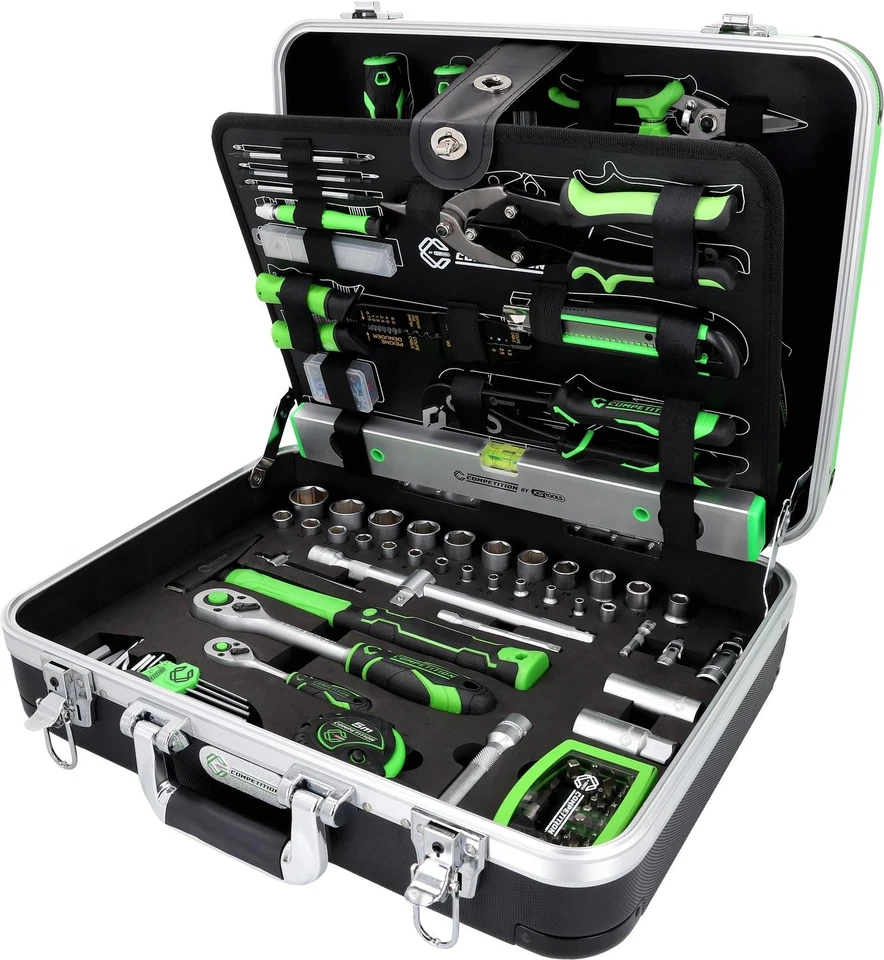 KS TOOLS COMPETITION 1/4"+1/2" Universal-Werkzeug-Satz, 145-tlg - Bild 1 von 4