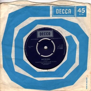 7" BBC RADIOPHONIC WORK Doctor Who / This Ca F11837 Decca UK PROMO - Imagen 1 de 1