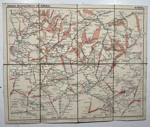 Alemán Strassenprofilkarte para Radfahrer. Coburg. Tarjeta Bicicleta - Imagen 1 de 1