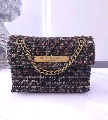 Kurt Geiger Brixton Bag Tweed Womens Crossbody  - Image 1 of 4