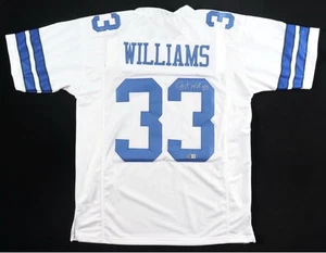 Javonte Williams Signed Dallas Cowboys Custom Jersey XL (Beckett) - Picture 1 of 3