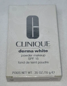 CLINIQUE DERMA MAQUILLAJE EN POLVO BLANCO SPF 15 0,35 OZ/ 10 g 04 CREMA BEIGE NUEVO EN CAJA - Imagen 1 de 4