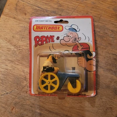 Matchbox Popeye CS-14 Bluto's Road Roller NOS Vintage 1980 - Image 1 of 4