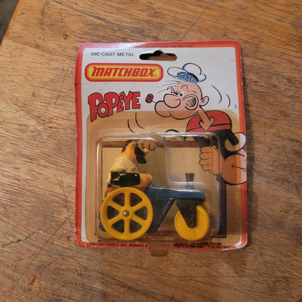 Matchbox Popeye CS-14 Bluto's Road Roller NOS Vintage 1980 - Image 1 of 4