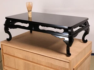 Japanese Lacquer Low Table 21.54inch Flower Vase Display Stand Kasuga Style - Picture 1 of 20