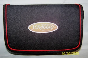 SCRABBLE TRAVEL EDITION FOLIO REISSVERSCHLUSS ETUI MINI DRUCKKNOPF STEINE SPIEL KOMPLETT - Bild 1 von 8