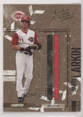 2004 Donruss Leather & Lumber Barry Larkin #41 HOF - Image 1 of 2