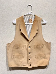 Chaleco Wah Maker Frontier Wear XL Bronceado EE. UU. Lona Pato - Imagen 1 de 7