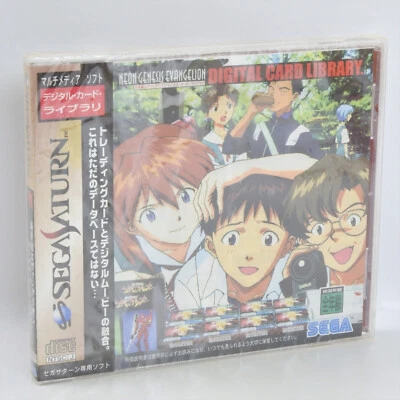 Sega Saturn NEON GENESIS EVANGELION DIGITAL CARD LIBRARY Unused 1038 ss - Image 1 of 4