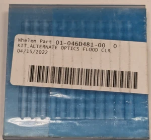 NEW WHELEN ALTERNATE OPTICS FLOOD CLEAR LENS KIT Part# 01-046D481-00 - Picture 1 of 3