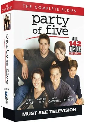 Party of Five The Complete TV Series (DVD,Seasons 1-6,24-Disc Set) NEW US - Image 1 of 2