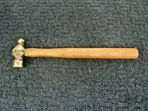 Vintage Ampco H2 Beryllium Bronze Anti-Funken Kugel Peen Hammer - Bild 1 von 4