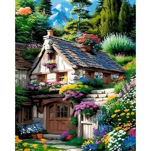 Paint by Numbers Scenery 16x20 Inch Canvas Gift Home Wall Decoration - Picture 1 of 8