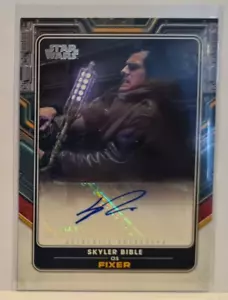 Star Wars 2022 Book of Boba Fett Auto Autograph A-SK Skyler Bible as Fixer - Picture 1 of 2