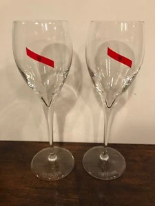 G.H. Juego de vajilla MUMM Brut Cordon Rouge flauta champán tulipán vasos/2 Francia - Imagen 1 de 5