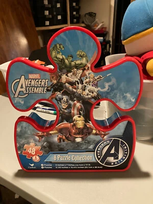 Puzzle -"Marvel's Avengers Assemble" - 8 Puzzle Collection  48 pc each - Image 1 of 4