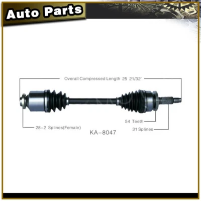 Вал оси CV передний правый для Kia Sedona 3,5 л 3,8 л 2006-2012 2014 годов выпуска - Изображение 1 из 3