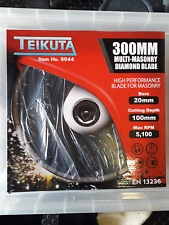 TEIKUTA 300 x 20mm Multi Material Masonry Diamond Blade Cutting Disc 9044