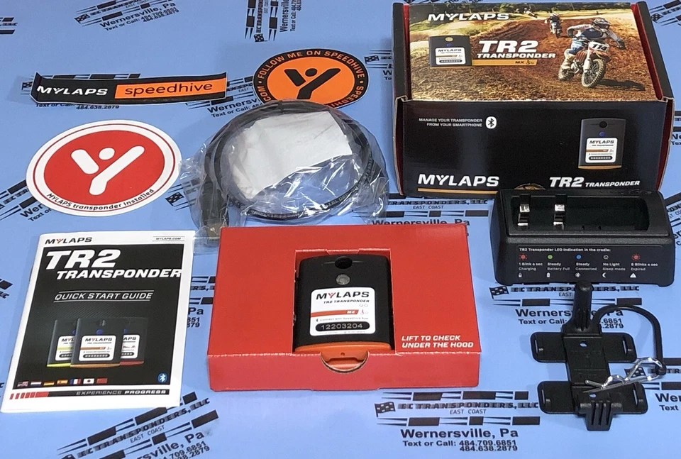 MYLAPS TR2 GO MX TRANSPONDER - NO SUBSCRIPTION REQUIRED - Image 1 of 1