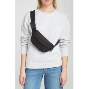 NWT Black Crossbody Sling / Belt Bag/ Fanny Pack with Adjustable Strap - Picture 1 of 11