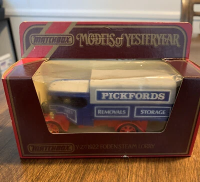 Vintage Matchbox Models Of Yesteryear Y27 1922 Fodensteam Lorry Limited Edition - Image 1 of 4