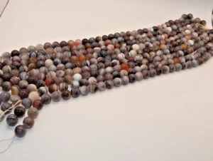 Regenbogen Botswana Achat - 11 mm Runde Perlen (16 Zoll Strang) AAA - Bild 1 von 3