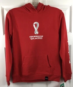 Team England Soccer FIFA World Cup Qatar 2022 Red Hoodie Youth Girls L (14) - Picture 1 of 8