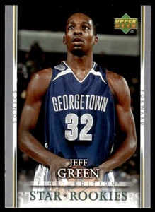 2007-08 Upper Deck First Edition Jeff Green Rookie Seattle SuperSonics #205 - Picture 1 of 2