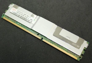 Hynix 4GB 2Rx4 PC2-5300F DDR2 ECC Server Memory Ram HYMP151F72CP4N3-Y5 - Picture 1 of 1