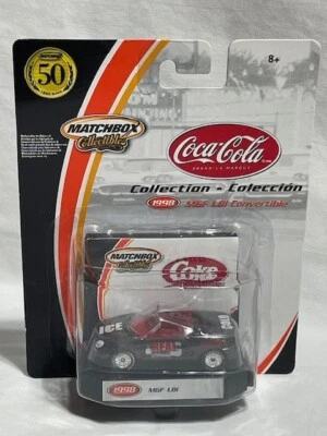 2001 Matchbox Collectibles 50th Anniversary Coca Cola 1998 MGF 1.8i, Black, 1/64 - Image 1 of 2