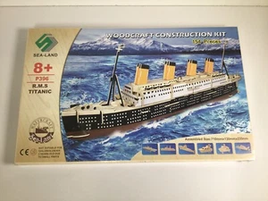 R.M.S.Titanic Holzbaukasten 154-teiliges Holzpuzzle neu und versiegelt - Bild 1 von 6