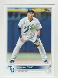 (10) Ji-Man Choi 2022 TOPPS SERIES 1 BASE CARD LOT #183 TAMPA BAY RAYS - Bild 1 von 1