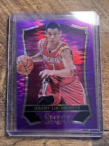 2013-14 Panini Select Purple Pulsar Prizm /99 Jeremy Lin Rockets #19 - Picture 1 of 3