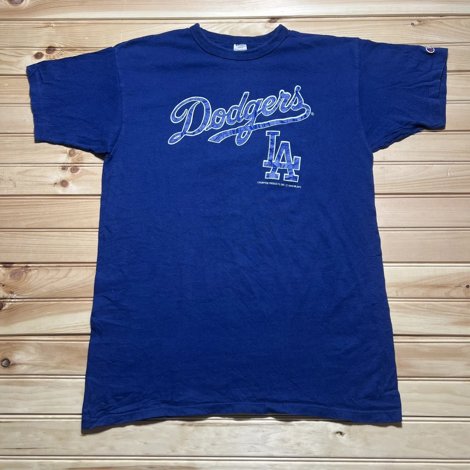 Camisa de béisbol MLB campeona de los 80 de Los Ángeles LA Dodgers talla grande Foto 1 de 4