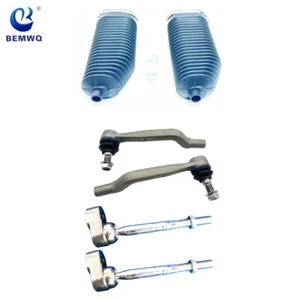 fo 6 Outer & Inner Tie Rod End +Bellow Front Kits For Mercedes W169 W245 B200 - Picture 1 of 6