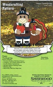 Happy Thanksgiving Woodworking Plans by Sherwood Creations - Picture 1 of 1