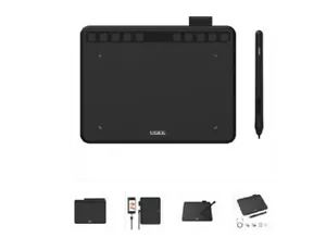 UGEE S640 Wireless Graphic Drawing Pen Tablet- Black- 6" x 4" - NEW - Picture 1 of 3
