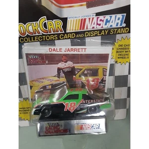 Racing Champions Stock Car with Collectors Card & Display Stand #18 Dale Jarrett - Picture 1 of 3
