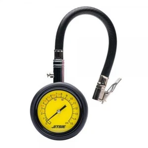 JITSIE TRIALS BIKE TYRE PRESSURE GAUGE ANALOG 0-15PSI LOW PRESSURE - Picture 1 of 10
