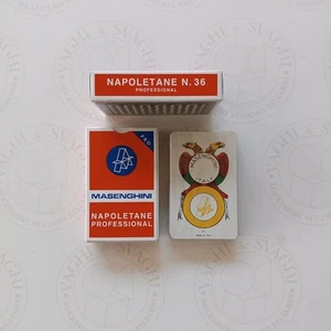 CARTE DA GIOCO MASENGHINI NAPOLETANE N. 36 PLASTICA (DN553153) - Foto 1 di 3