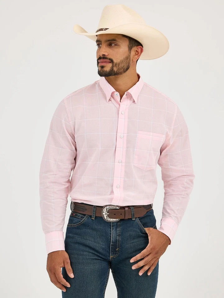 Wrangler Cody Johnson Rosa Cuadros - Camisa Hombre - 112359683 Foto 1 de 1