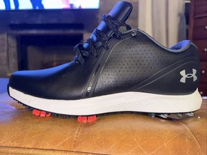 New Under Armour UA Charged Draw RST Golf Shoes - 3023728-001 Men’s 9.5 - Picture 1 of 7