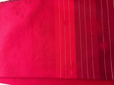 Le Jacquard Français “Constellation” Tablecloth, Ruby Cotton, 69"x98" - Image 1 of 4