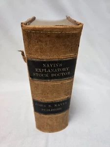 Navin's Veterinary Practice Explanatory Stock Doctor 1879 Rare 📚🔥 - Bild 1 von 8