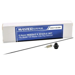 0.5 mm Needle, Nozzle, Fluid Tip Cap Set Only, Fits Master Elite Plus Airbrush - Picture 1 of 3
