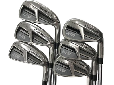 TaylorMade M5 Iron Set 6pcs 5-Pw N.S.PRO 930GH Flex S RH Used from JAPAN - Image 1 of 4
