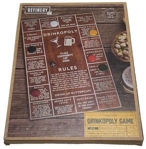 DRINKOPOLY: Die Herausforderungen Brett-Partyspiel aus Holz - Sehr guter Zustand (VERSANDKOSTENFREI UK) - Bild 1 von 5