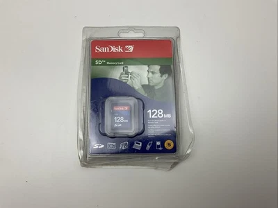 SanDisk 128MB SD Memory Card In Original Package - Image 1 of 2