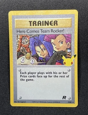 2021 Here Comes Team Rocket! 15/82 Pokemon Celebrations Classic Collection 25th - Image 1 of 2