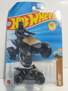 2025 HOT WHEEL🔥 Tesla Cyberquad 🔥Gold🔥 - Picture 1 of 5